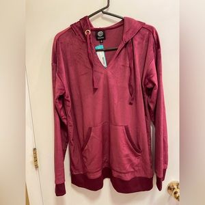 New velvet hoodie